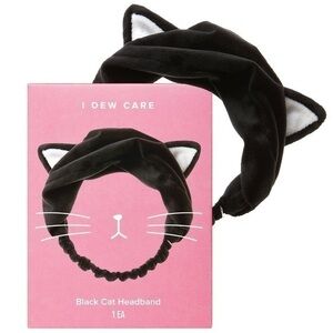 I DEW CARE BLACK CAT HEADBAND NIB